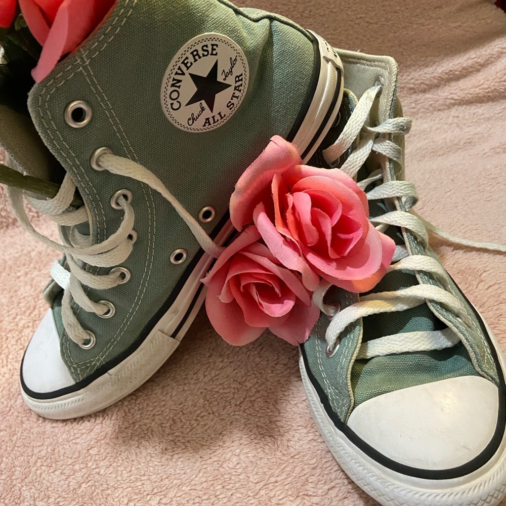 Converse Kids' Green High-Top Sneakers